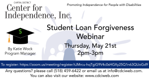 Student Loan Forgiveness Webinar @ Virtual Zoom Meeting